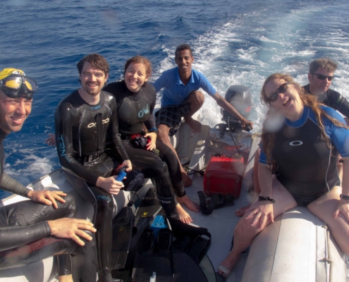 Divers in the Red Sea with Aquastars